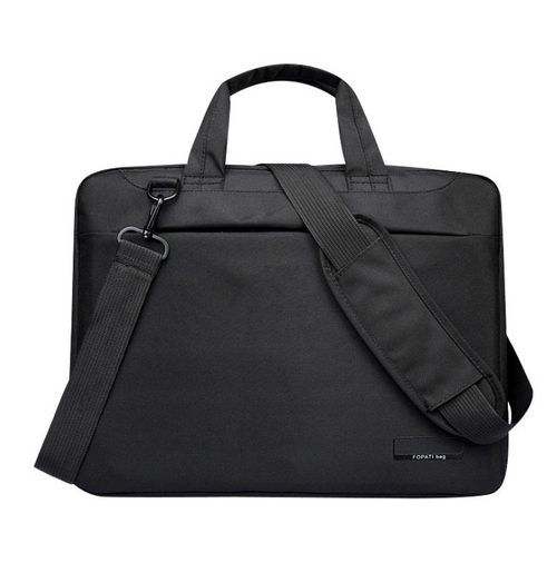 Black 12-inch laptop shoulder bag