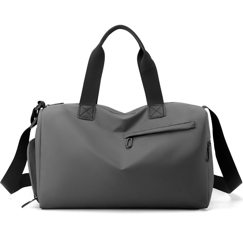 Black gym and weekend bag exterior