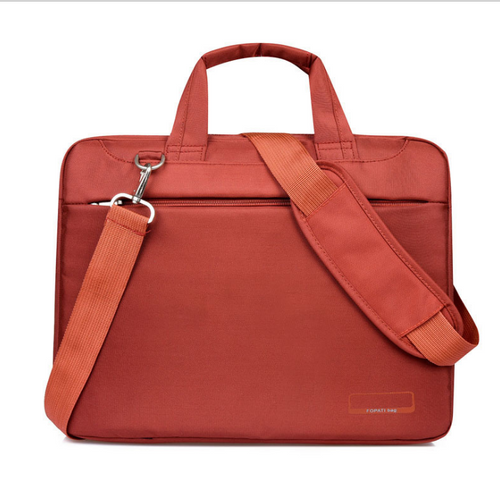 Orange 12-inch laptop shoulder bag